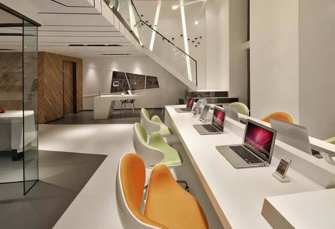 高端網(wǎng)絡科技辦公室-辦公區(qū)裝修設計效果圖