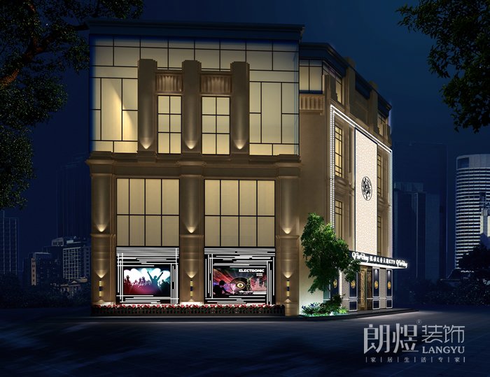 KTV外觀整體效果圖