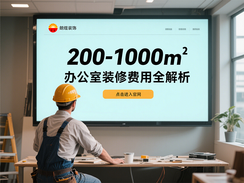 200-1000㎡辦公室裝修費用全解析