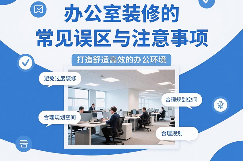 辦公室裝修的常見(jiàn)誤區(qū)與注意事項(xiàng)?