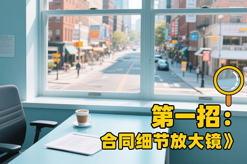 第一招：合同細(xì)節(jié)放大鏡?