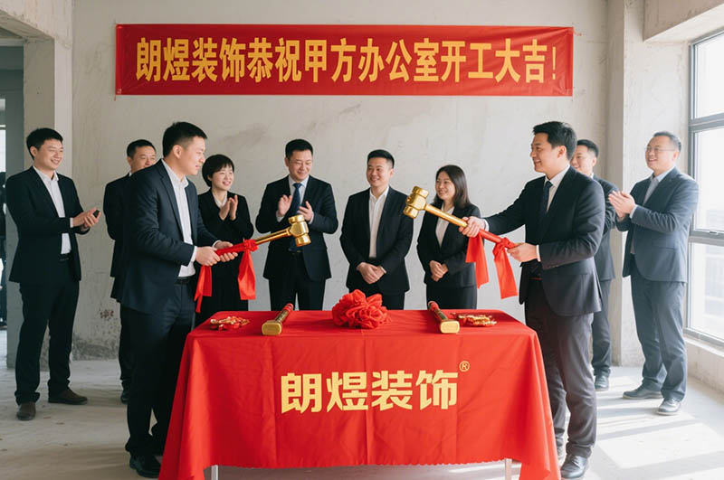辦公室裝修開工儀式