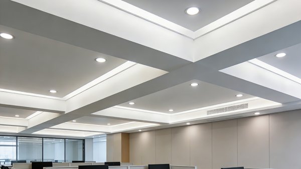 辦公室里橫梁壓頂怎么利用裝修化解？